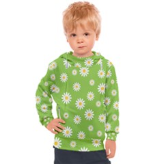 Daisy-flowers-floral-wallpaper Kids  Hooded Pullover by Semog4