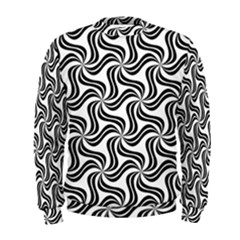 Soft-pattern-repeat-monochrome Men s Sweatshirt by Semog4