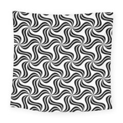 Soft-pattern-repeat-monochrome Square Tapestry (large) by Semog4