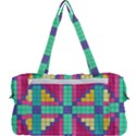 Checkerboard-squares-abstract--- Multi Function Bag View2