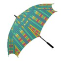 Checkerboard-squares-abstract- Golf Umbrellas View2