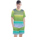 Pattern-banner-background-dot-set Men s Mesh Tee and Shorts Set View1