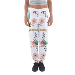 Floral-backdrop-pattern-flower Women s Jogger Sweatpants by Semog4