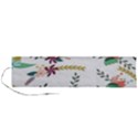 Floral-backdrop-pattern-flower Roll Up Canvas Pencil Holder (L) View1