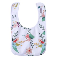 Floral-backdrop-pattern-flower Baby Bib by Semog4