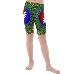 Grateful Dead Kids  Mid Length Swim Shorts by Semog4