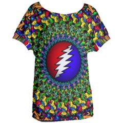 Grateful Dead Women s Oversized Tee by Semog4