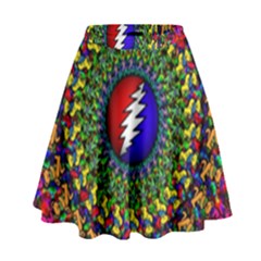 Grateful Dead High Waist Skirt by Semog4