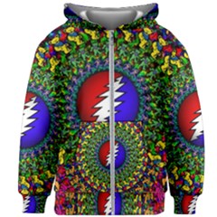 Grateful Dead Kids  Zipper Hoodie Without Drawstring by Semog4