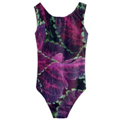 Abstract Beautiful Beauty Bright Kids  Cut-out Back One Piece Swimsuit by Semog4