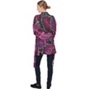 Abstract Beautiful Beauty Bright Long Sleeve Velvet Kimono  View2