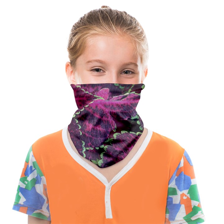 Abstract Beautiful Beauty Bright Face Covering Bandana (Kids)