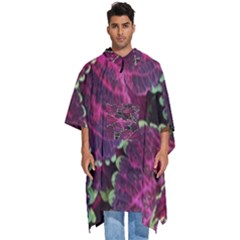 Abstract Beautiful Beauty Bright Men s Hooded Rain Ponchos by Semog4