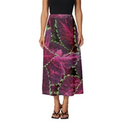 Abstract Beautiful Beauty Bright Classic Midi Chiffon Skirt