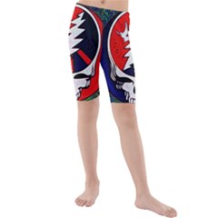 Grateful Dead Kids  Mid Length Swim Shorts by Semog4