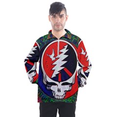 Grateful Dead Men s Half Zip Pullover by Semog4