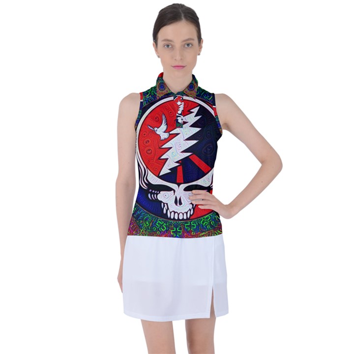 Grateful Dead Women s Sleeveless Polo Tee