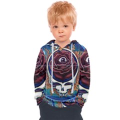 Grateful Dead Skull Rose Kids  Overhead Hoodie by Semog4