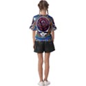 Grateful Dead Skull Rose Kids  V-Neck Horn Sleeve Blouse View2