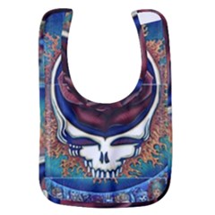 Grateful Dead Skull Rose Baby Bib by Semog4