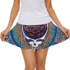 Grateful Dead Skull Rose Women s Skort by Semog4