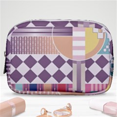 Abstract Shape Color Gradient Make Up Pouch (small) by Semog4