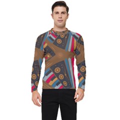 Pattern Accordion Men s Long Sleeve Rash Guard by Semog4