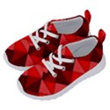 Red Diamond Shapes Pattern Running Shoes View2