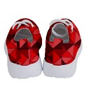 Red Diamond Shapes Pattern Running Shoes View4