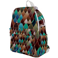 Diamond Shapes Pattern Top Flap Backpack by Semog4