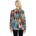 Diamond Shapes Pattern Hidden Pocket Sweatshirt View2