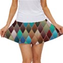 Diamond Shapes Pattern Women s Skort View1