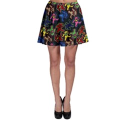 Grateful Dead Pattern Skater Skirt