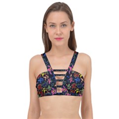 Grateful Dead Pattern Cage Up Bikini Top by Semog4