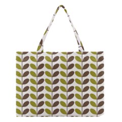 Leaf Plant Pattern Seamless Medium Tote Bag by Semog4