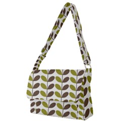 Leaf Plant Pattern Seamless Full Print Messenger Bag (s) by Semog4