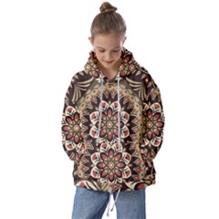 Seamless Pattern Floral Flower Kids  Oversized Hoodie by Semog4