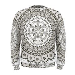 Vector Mandala Drawing Decoration Men s Sweatshirt by Semog4