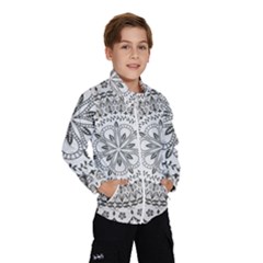 Vector Mandala Drawing Decoration Kids  Windbreaker