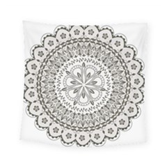 Vector Mandala Drawing Decoration Square Tapestry (small)