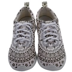 Vector Mandala Drawing Decoration Mens Athletic Shoes by Semog4