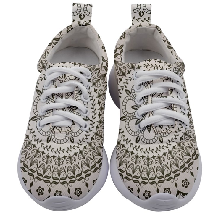 Vector Mandala Drawing Decoration Kids Athletic Shoes