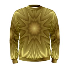 Background Pattern Golden Yellow Men s Sweatshirt