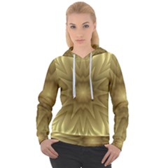 Background Pattern Golden Yellow Women s Overhead Hoodie