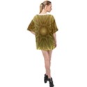 Background Pattern Golden Yellow Oversized Chiffon Top View2