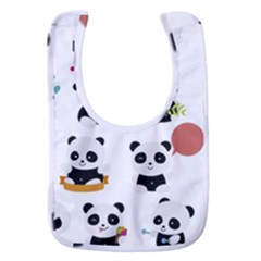 Playing Pandas Cartoons Baby Bib by Semog4