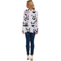 Playing Pandas Cartoons Long Sleeve Crew Neck Pullover Top View4