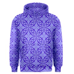 Decor Pattern Blue Curved Line Men s Core Hoodie