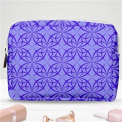 Decor Pattern Blue Curved Line Make Up Pouch (medium) by Semog4