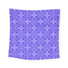 Decor Pattern Blue Curved Line Square Tapestry (small)